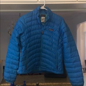 Patagonia blue jacket coat